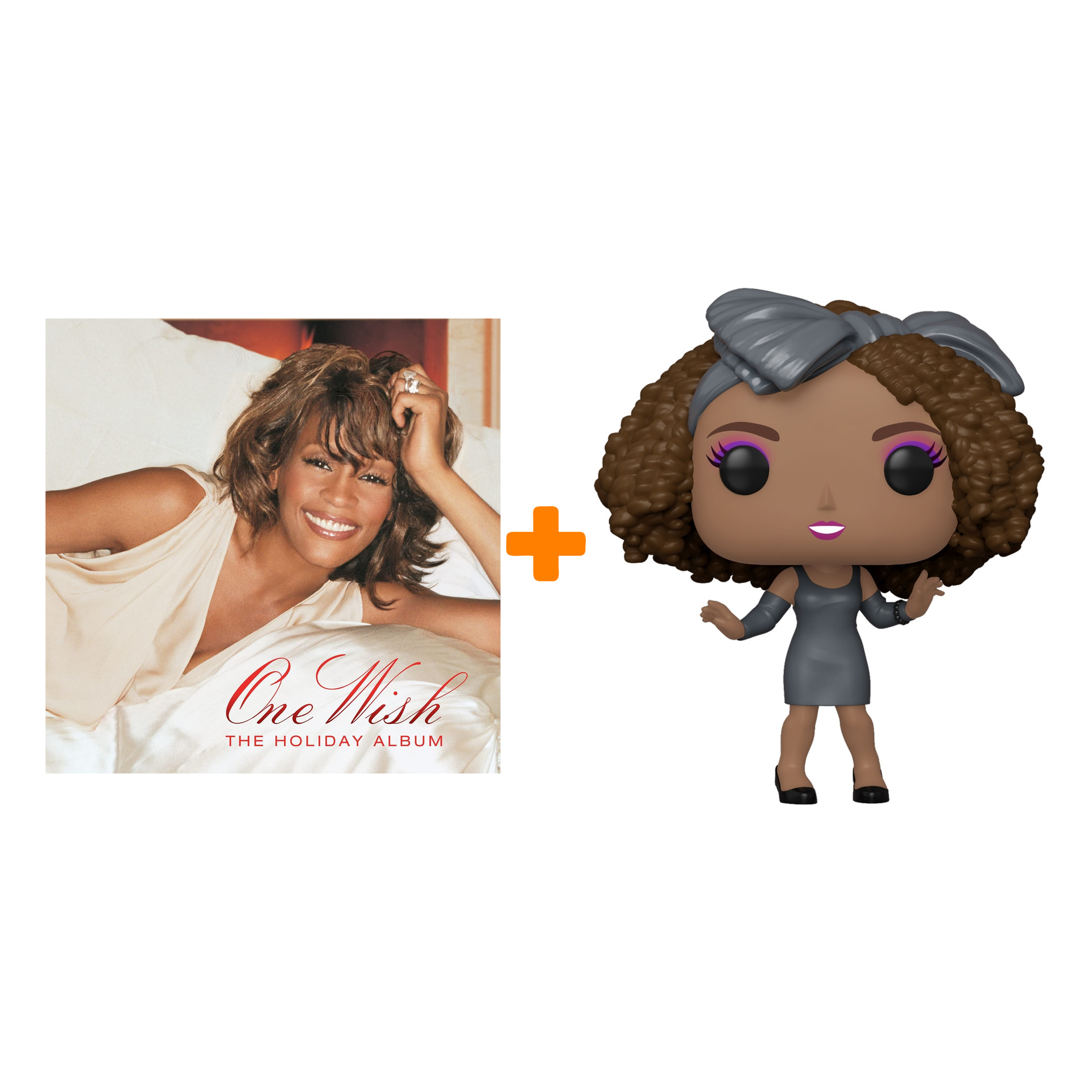 цена Набор для меломанов «Поп»: Whitney Houston: One Wish: The Holiday Album (LP) + Фигурка Funko POP Icons Whitney Houston: How Will I Know