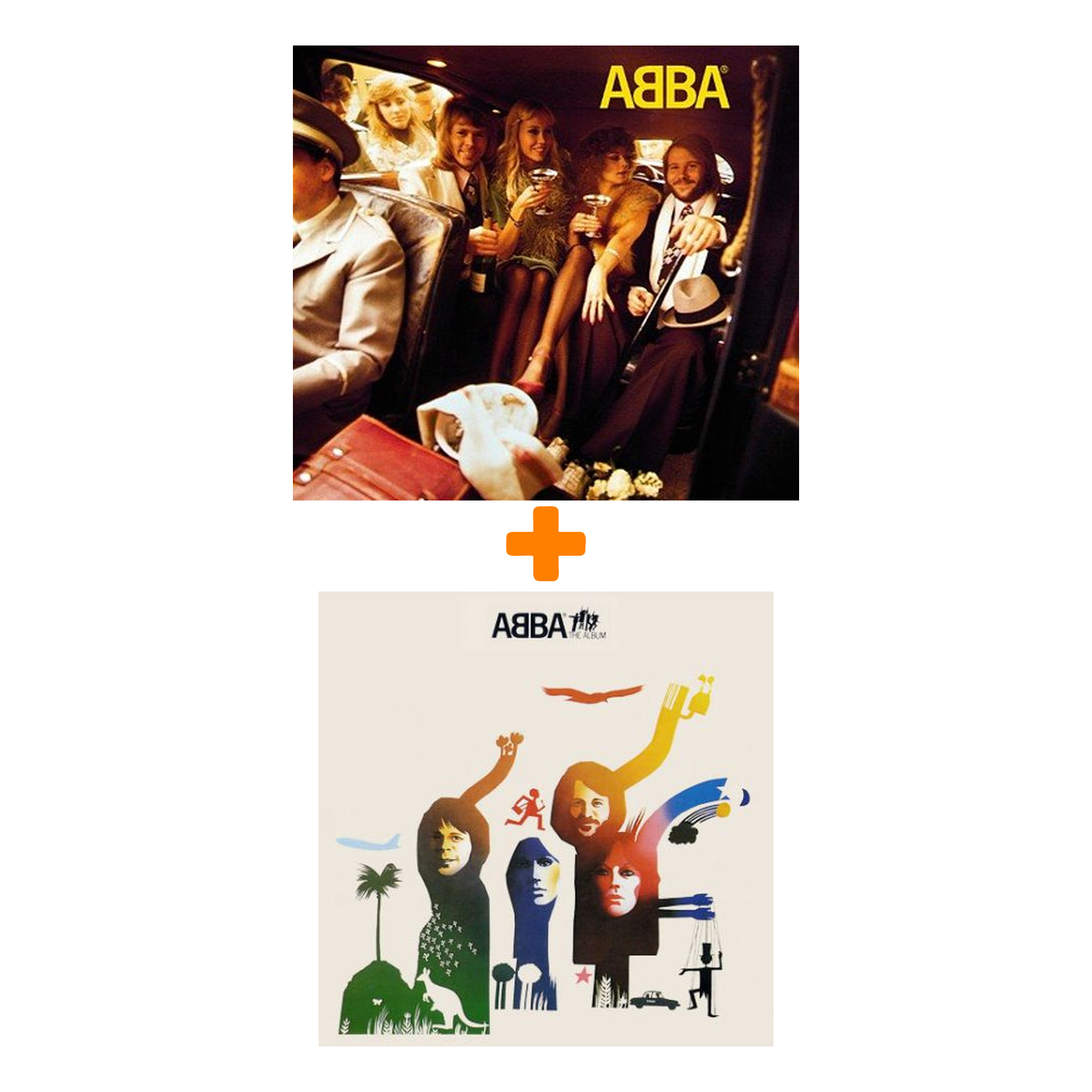 Набор для меломанов «Поп-музыка»: ABBA – ABBA (LP) + ABBA – The Album (LP)