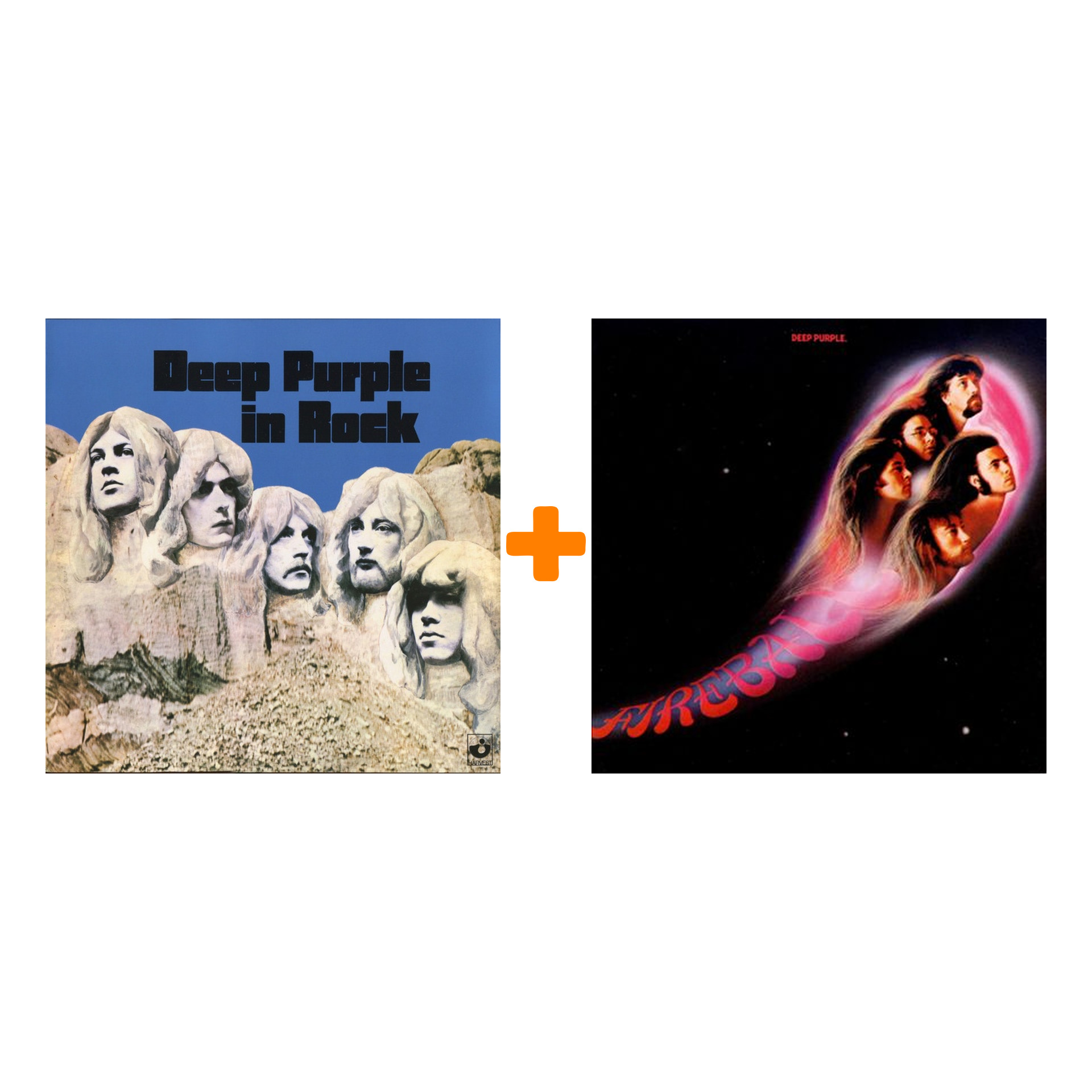 Набор для меломанов «Рок»: Deep Purple. In Rock (LP) + Deep Purple. Fireball (LP)