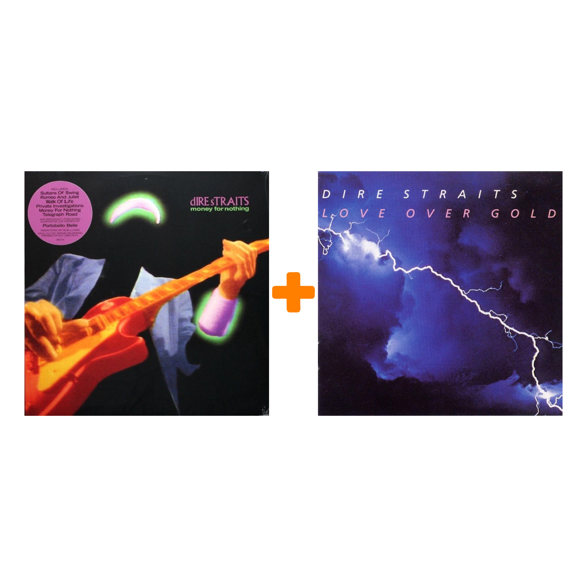 DIRE STRAITS Money For Nothing Greatest Hits 2LP / Love Over Gold LP Набор