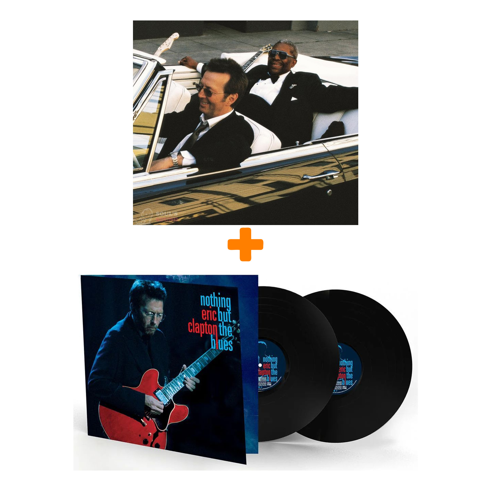 

Набор для меломанов «Блюз»: Eric Clapton & B.B. King – Riding With The King (2 LP) + Eric Clapton – Nothing But The Blues (2 LP)