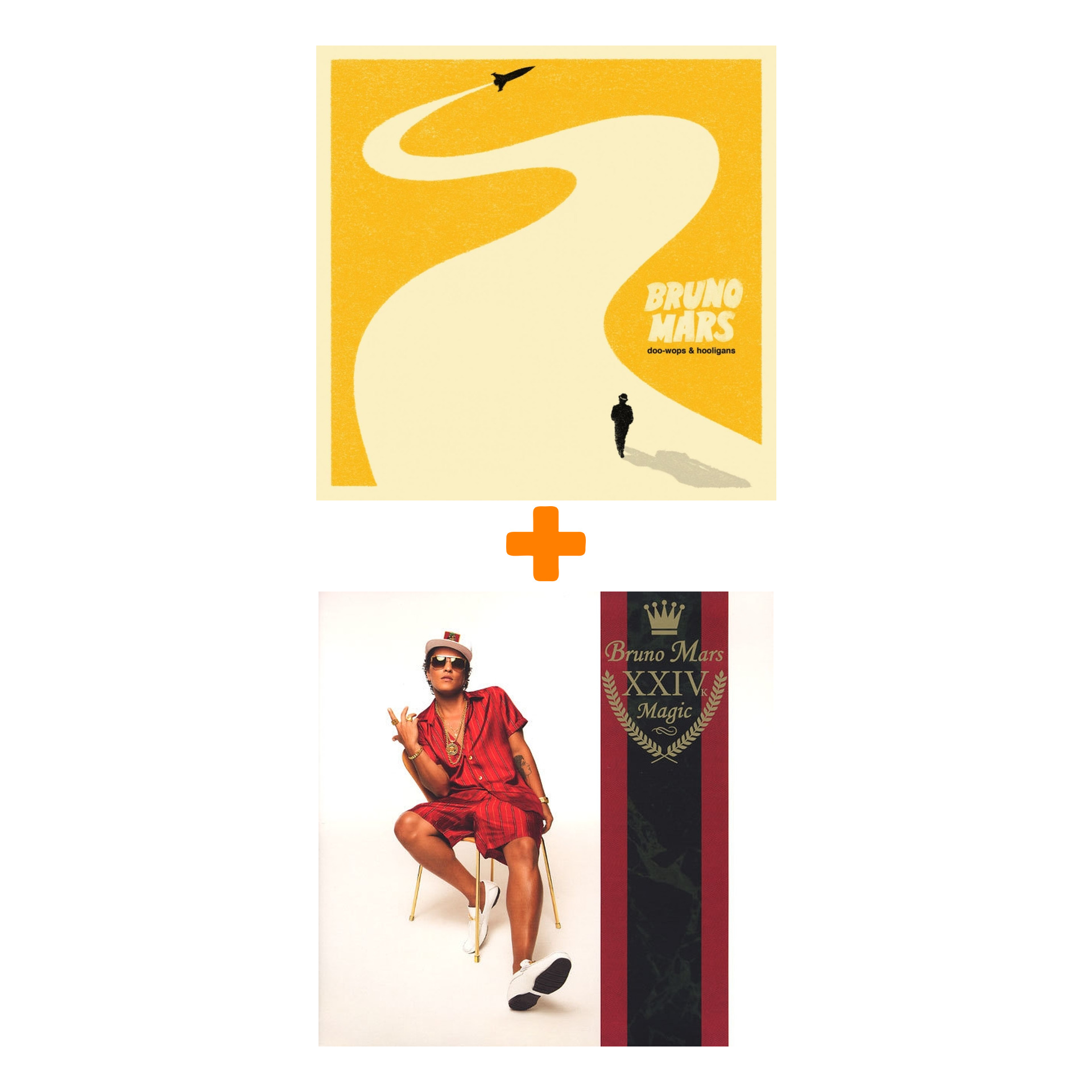 

Набор для меломанов «Поп»: Bruno Mars – 24K Magic (LP) + Bruno Mars – Doo-Wops & Hooligans (LP)