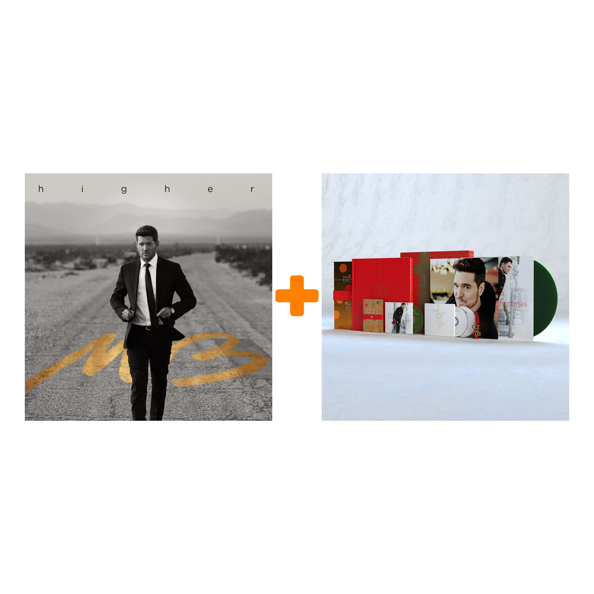 Michael Buble – Higher. Clear Vinyl (LP) + Christmas. Limited Edition. Coloured Vinyl (LP + 2 CD + DVD)