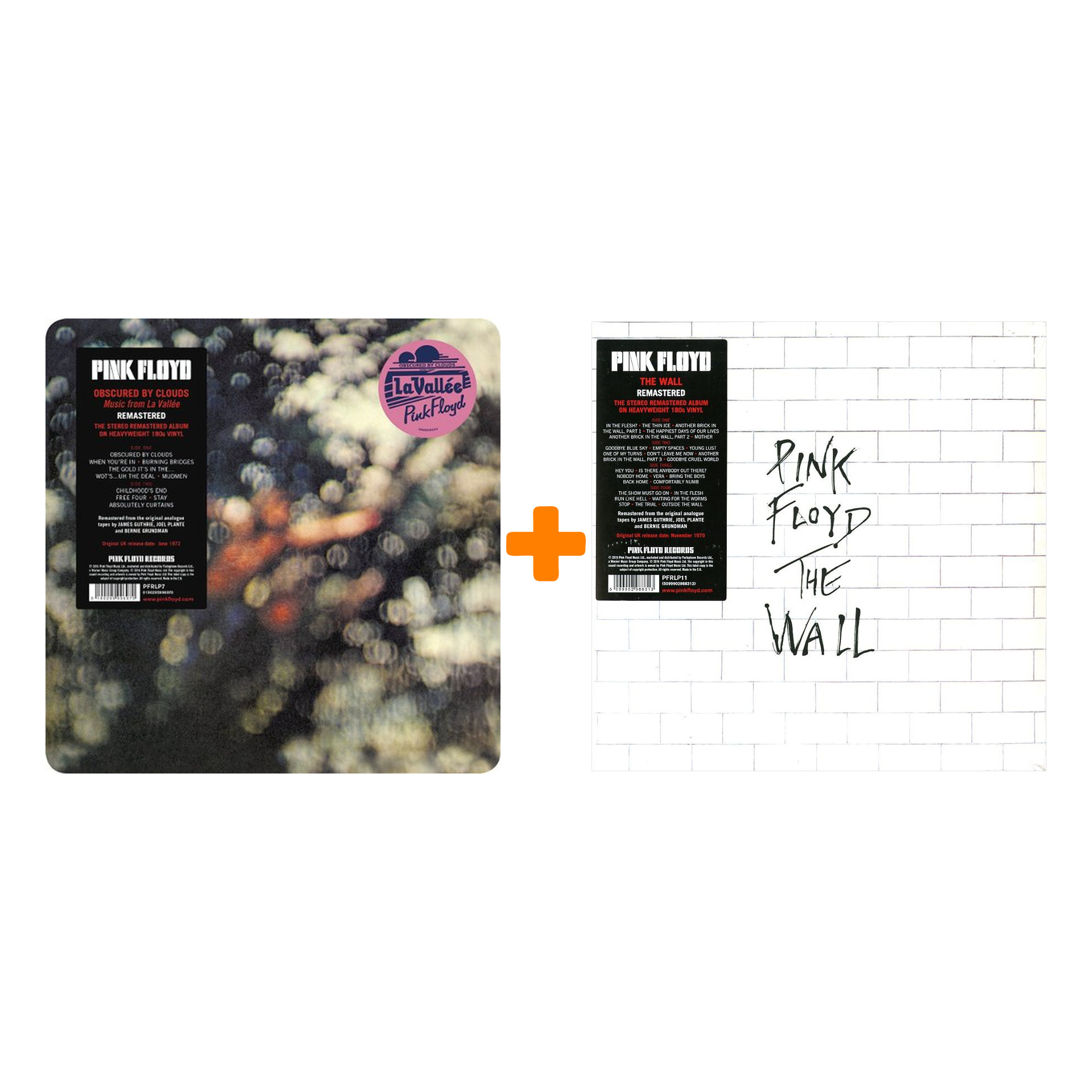 

Pink Floyd – The Wall (2 LP) + Obscured By Clouds. Original Recording Remastered (LP)