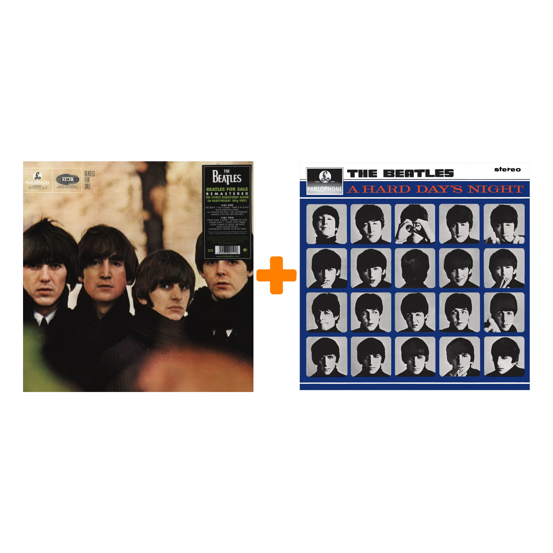 The Beatles – A Hard Day's Night (LP) + Beatles For Sale (LP)