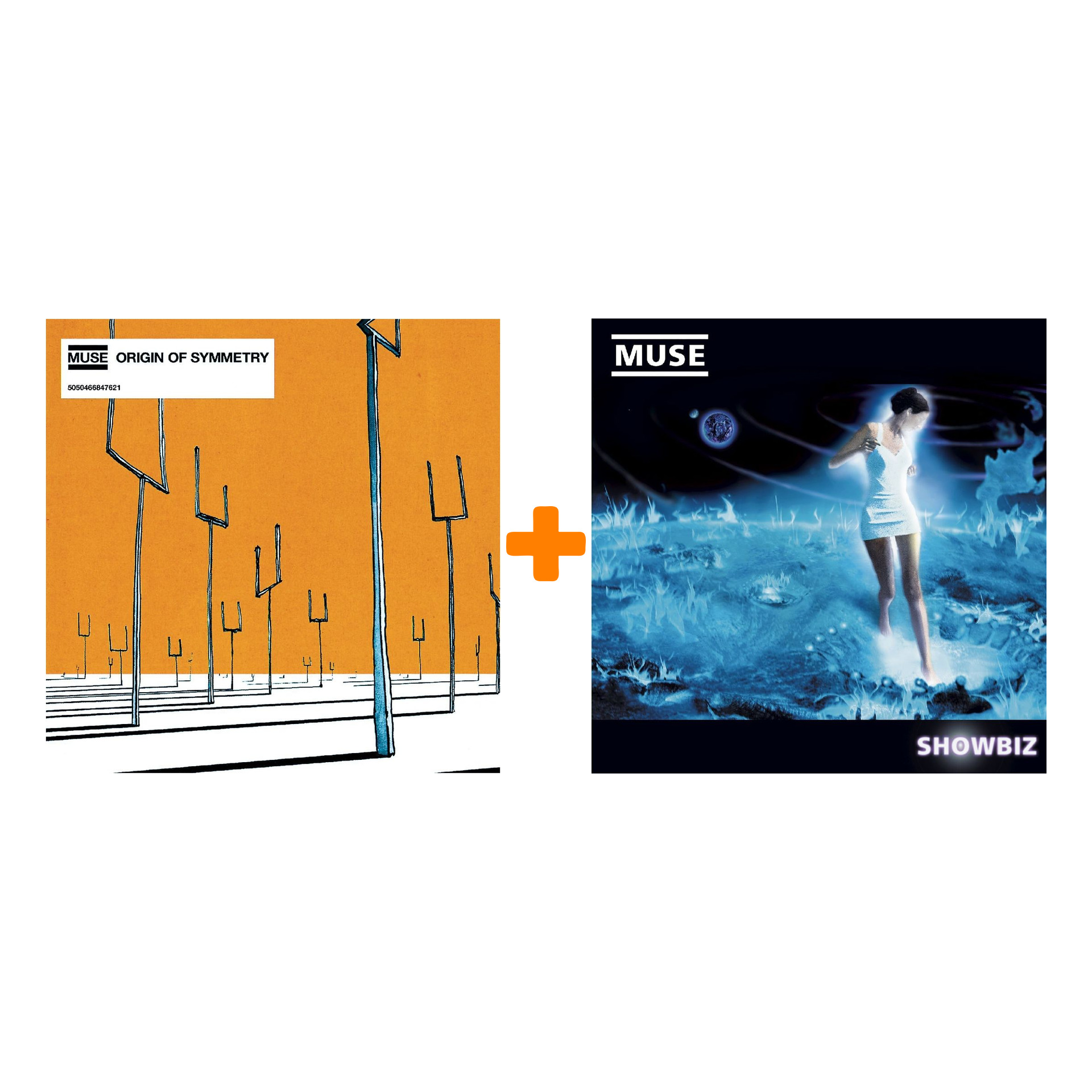 цена Muse – Origin Of Symmetry (2 LP) + Showbiz (2 LP) Комплект