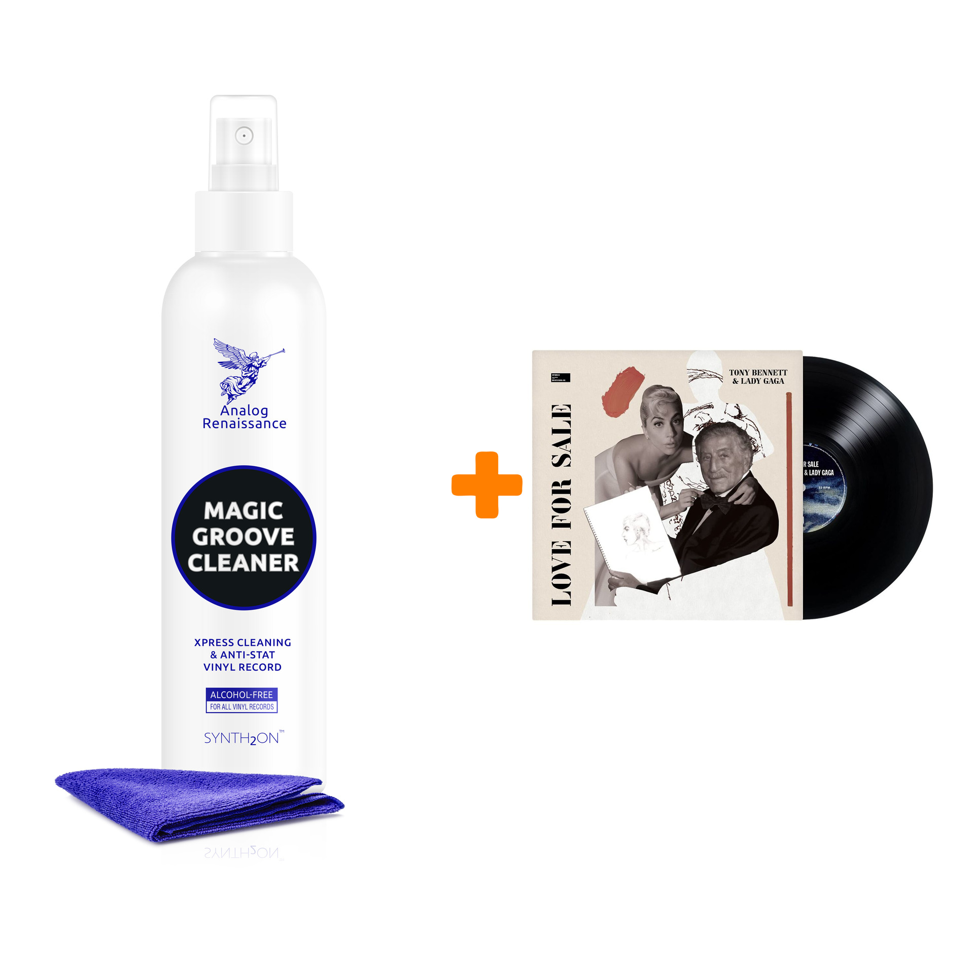 BENNETT TONY & LADY GAGA Love For Sale LP + Спрей для очистки LP с микрофиброй 250мл Набор