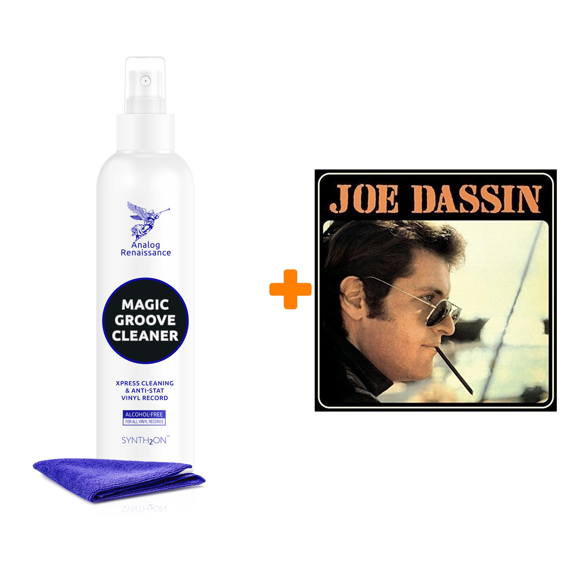 DASSIN JOE Les Champs-Elysees LP + Спрей для очистки LP с микрофиброй 250мл Набор