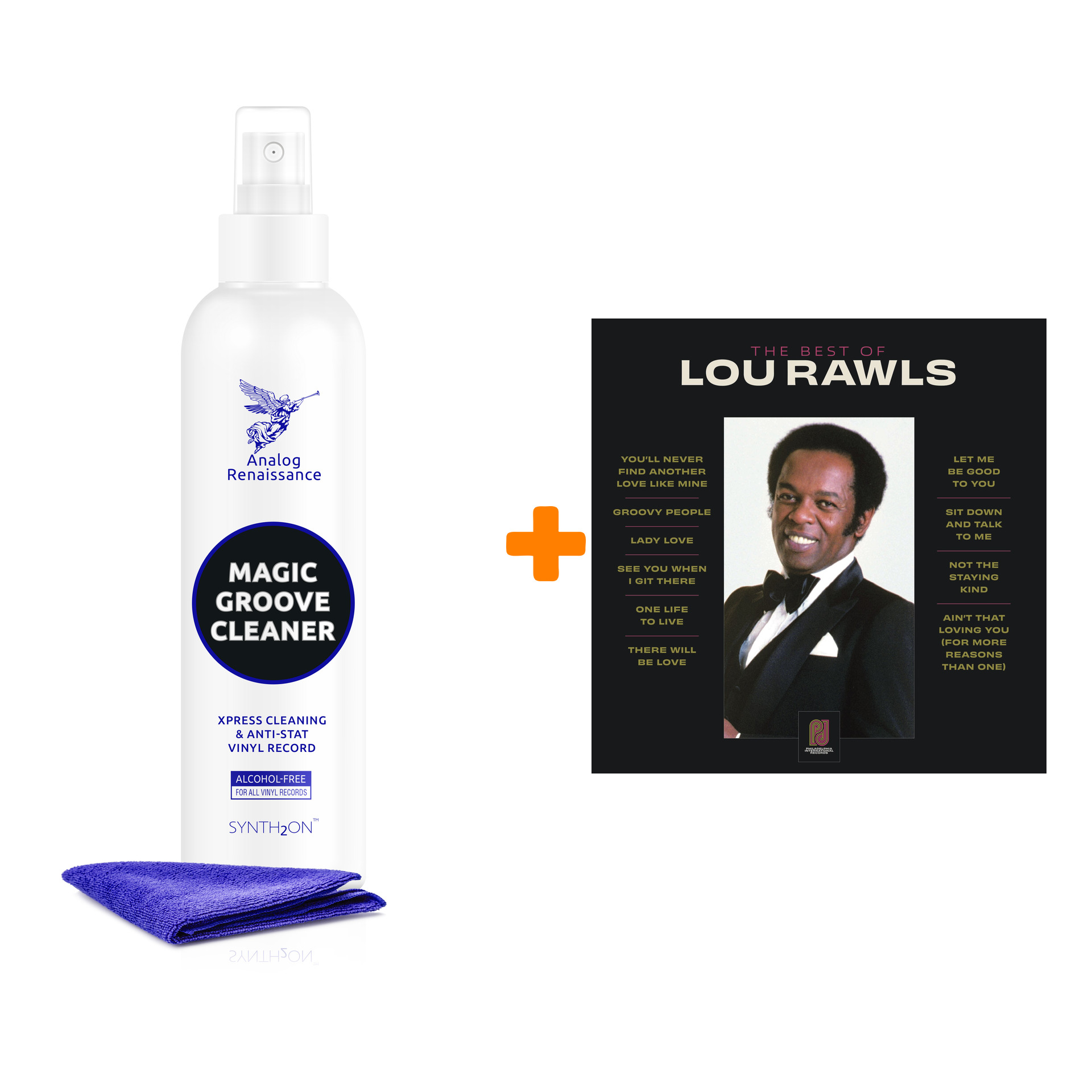 

RAWLS LOU Best Of Lou Rawls LP + Спрей для очистки LP с микрофиброй 250мл Набор