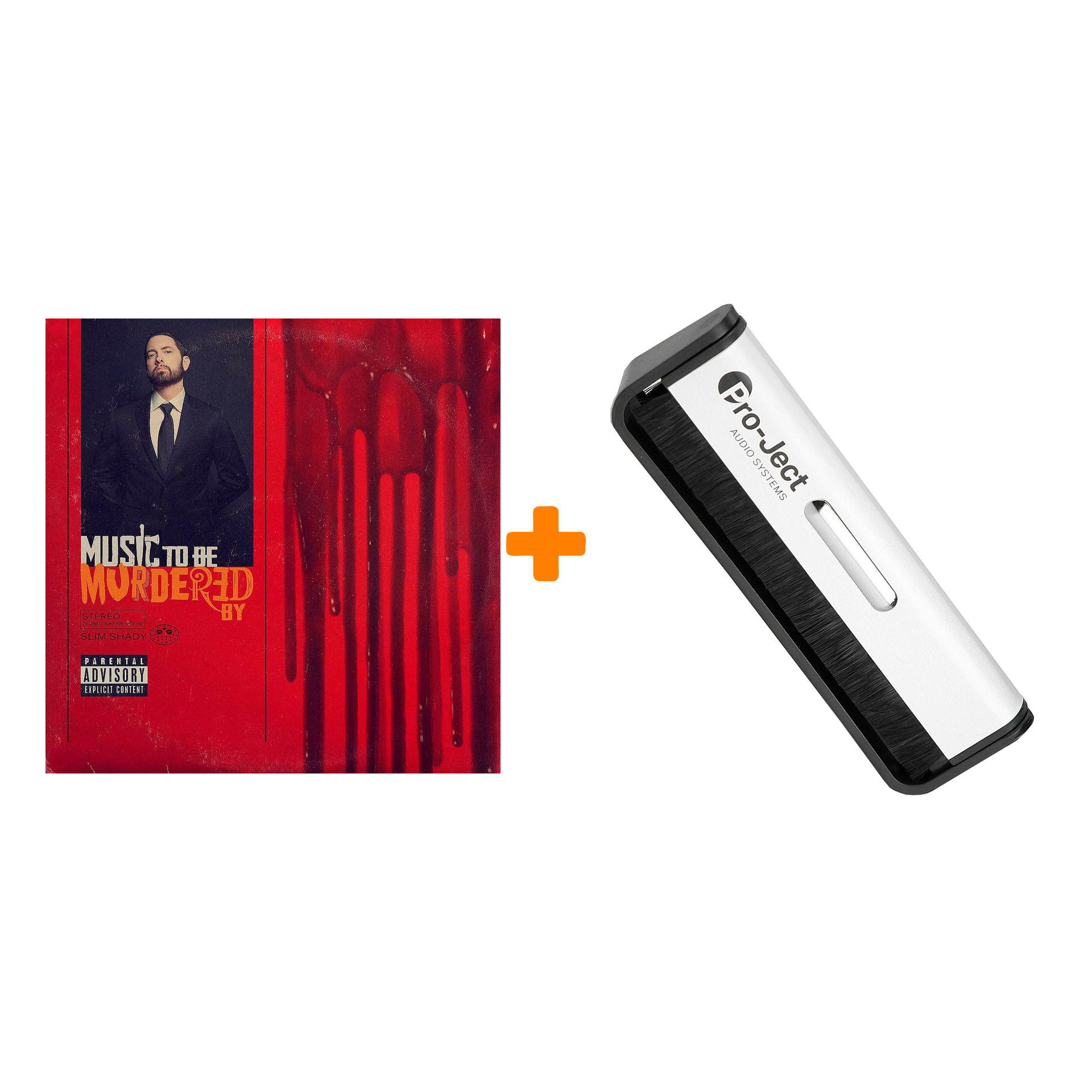 

EMINEM Music To Be Murdered By 2LP + Щетка для LP Brush It Набор