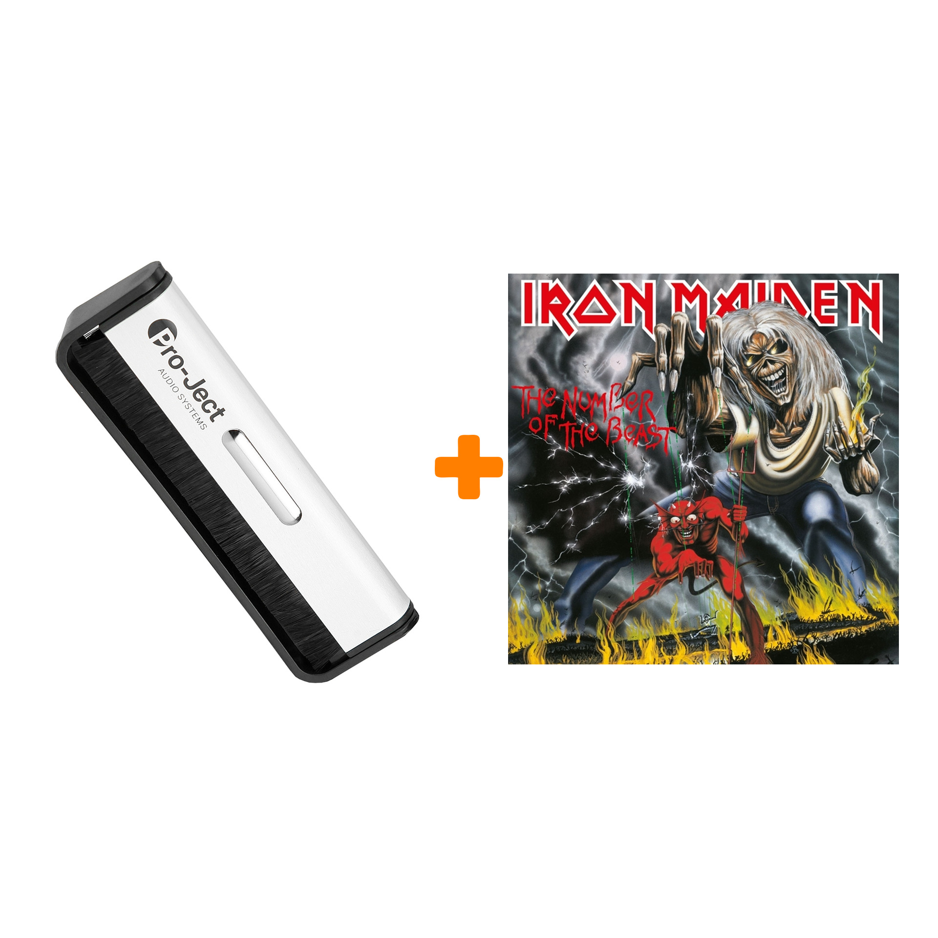 

IRON MAIDEN The Number Of The Beast LP + Щетка для LP Brush It Набор