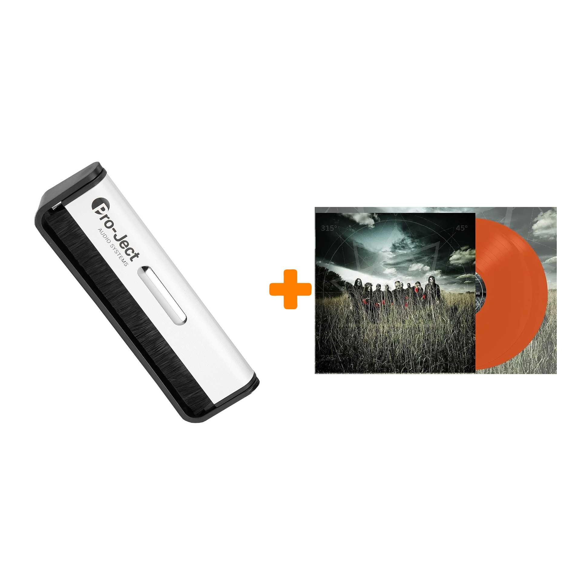 

SLIPKNOT All Hope Is Gone Coloured Orange Vinyl 2LP + Щетка для LP Brush It Набор