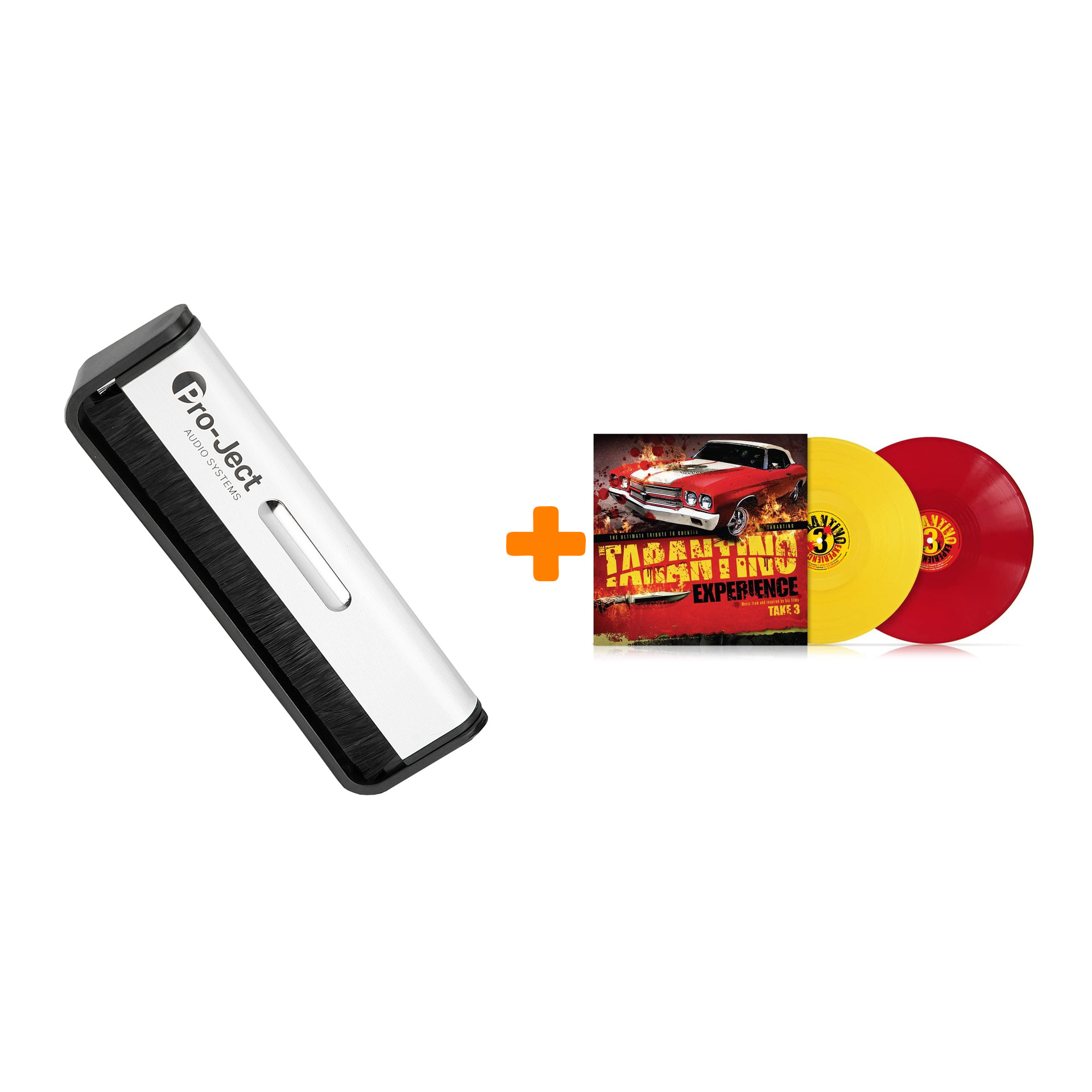 

V/A Tarantino Experience Take 3 Coloured Red & Yellow Vinyl 2LP + Щетка для LP Brush It Набор