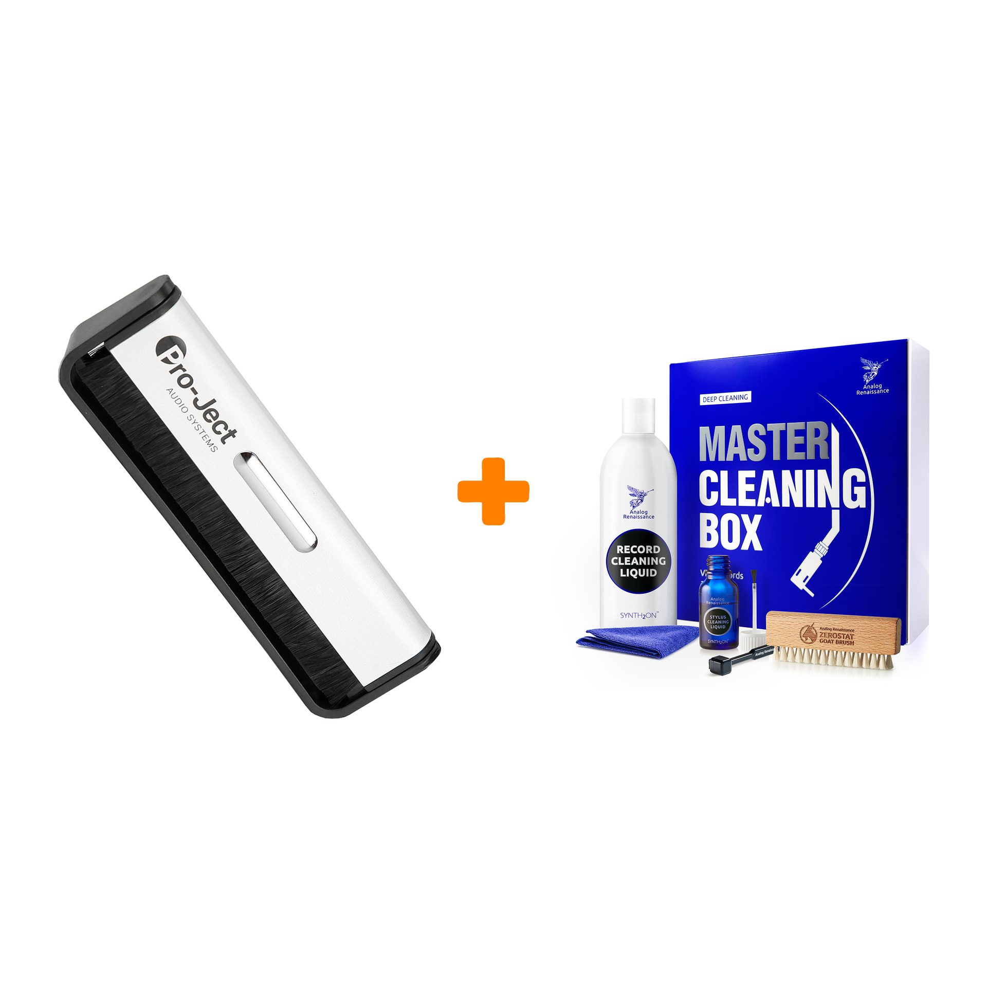 

Набор по уходу за винилом Master Cleaning Box + Щетка для LP Brush It Набор