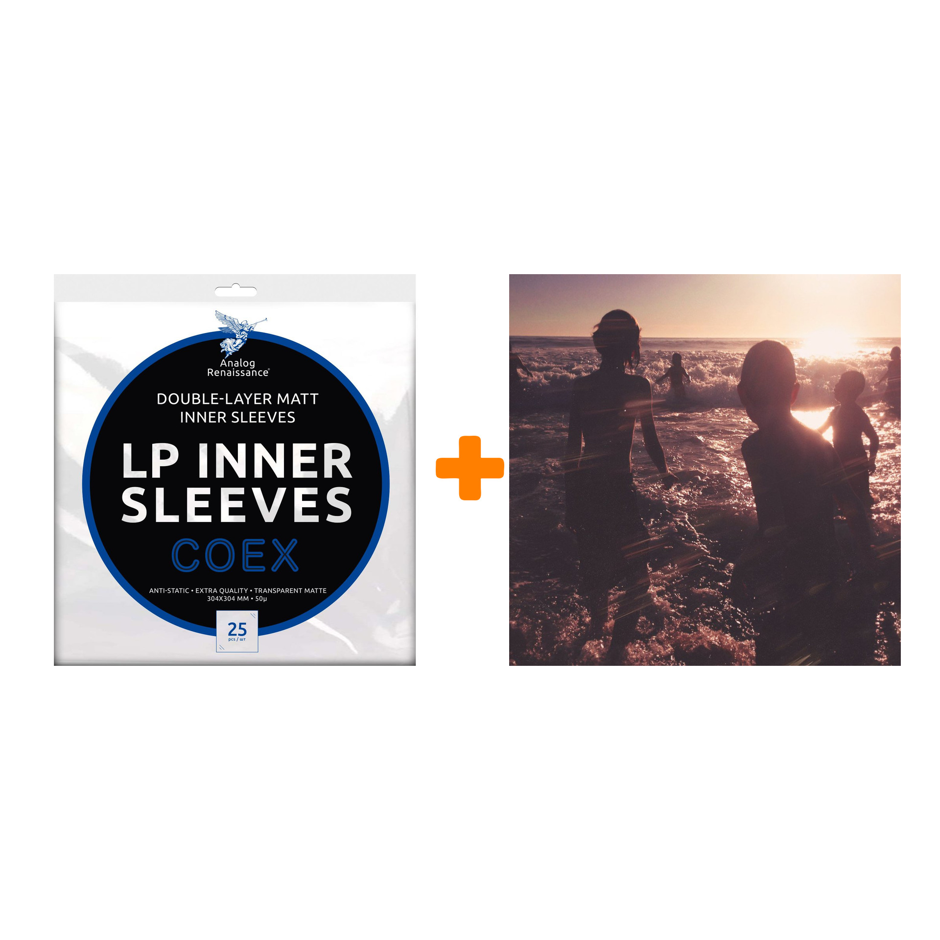 LINKIN PARK One More Light LP + Конверты внутренние COEX для грампластинок 12 25шт Набор