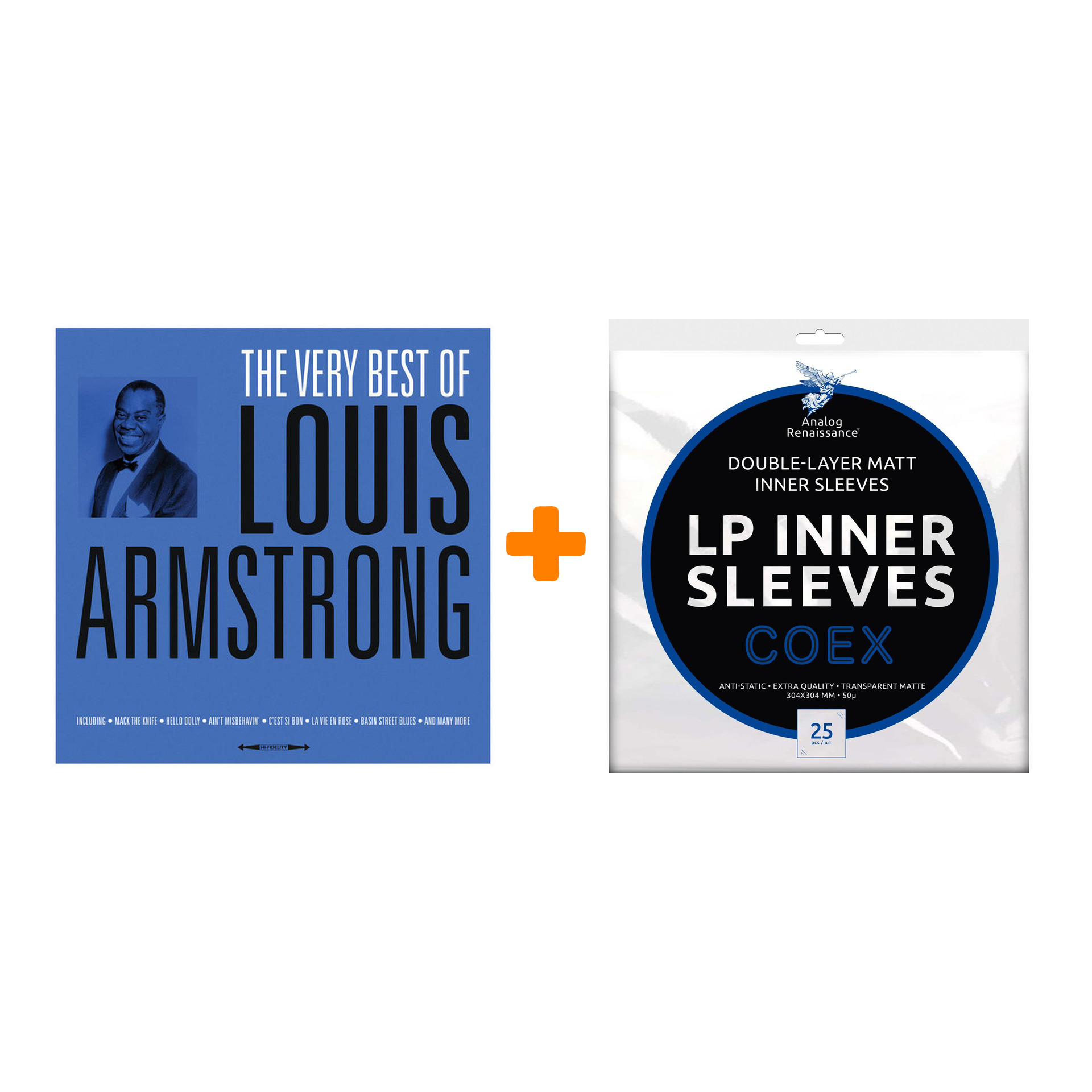 ARMSTRONG LOUIS The Very Best Of LP + Конверты внутренние COEX для грампластинок 12 25шт Набор