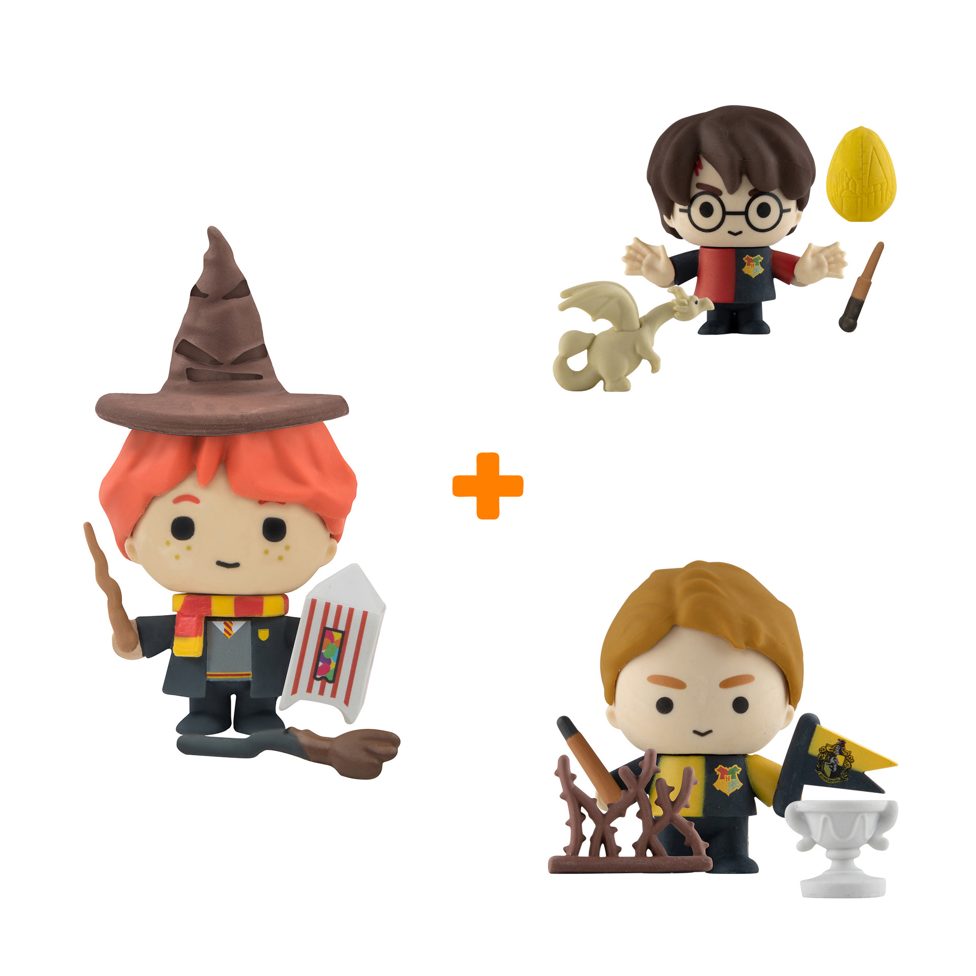 Набор из трех фигурок Harry Potter