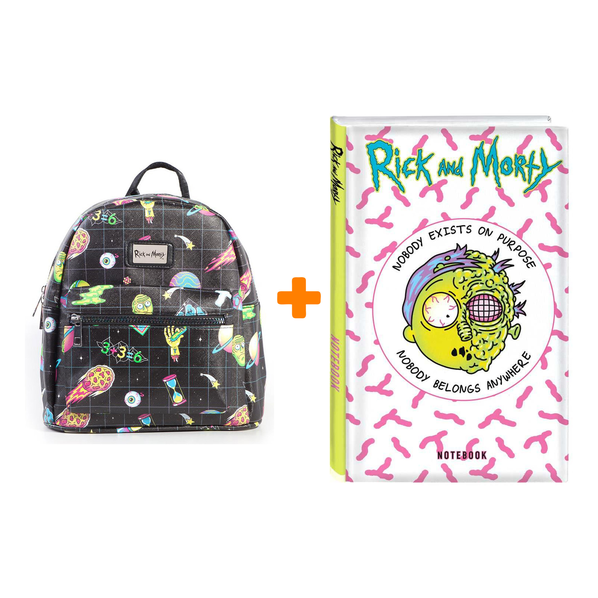 Набор Rick And Morty рюкзак + блокнот Морти