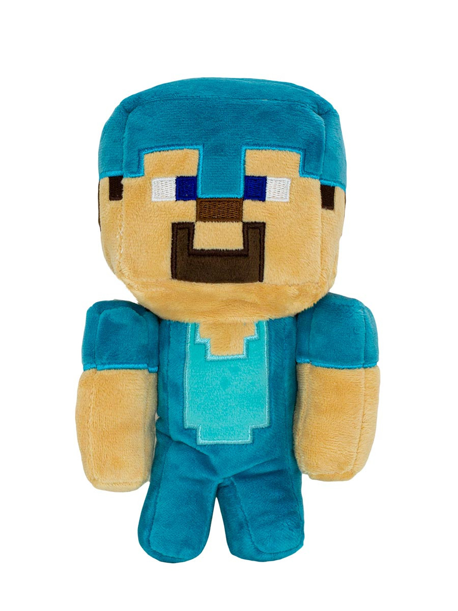 Мягкая игрушка Minecraft Diamond Steve (20 см) - купить по цене 1290 руб с  доставкой в интернет-магазине 1С Интерес