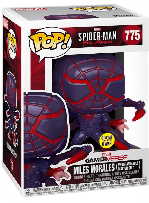 miles morales funko pop glow in the dark