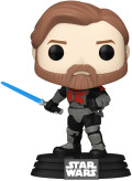  Funko POP: Star Wars: The Clone Wars  Obi-Wan Kenobi Mandalorian Armor Bobble-Head Exclusive (9,5 )