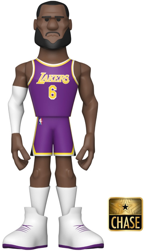  Funko Gold Premium Vinul Figure NBA: Los Angeles Lakers LeBron James (City) With Chase (12,7 )