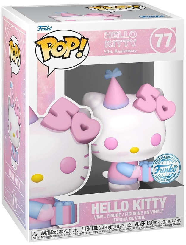  Funko POP: Hello Kitty  Hello Kitty with Gifts [50th Anniversary] Exclusive (9,5 )