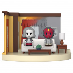  Funko POP Marvel: Wanda / Vision  Living Room 1960s Wanda & Vision Exclusive Mini Moments