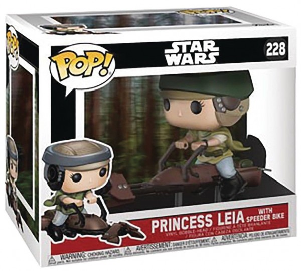 funko pop princess leia with speeder bike