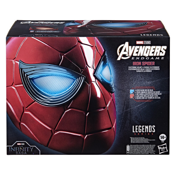 avengers endgame iron spider helmet