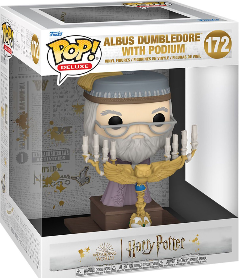 Funko POP Deluxe: Harry Potter and the Prisoner of Azkaban  Albus Dumbledore with Podium (9,5 )