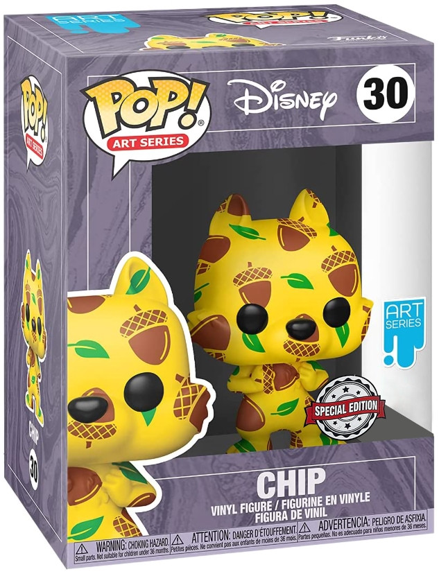  Funko POP Art Series Disney: Treasures Of The Vault Chip & Dale  Chip With Case Exclusive (9,5 )