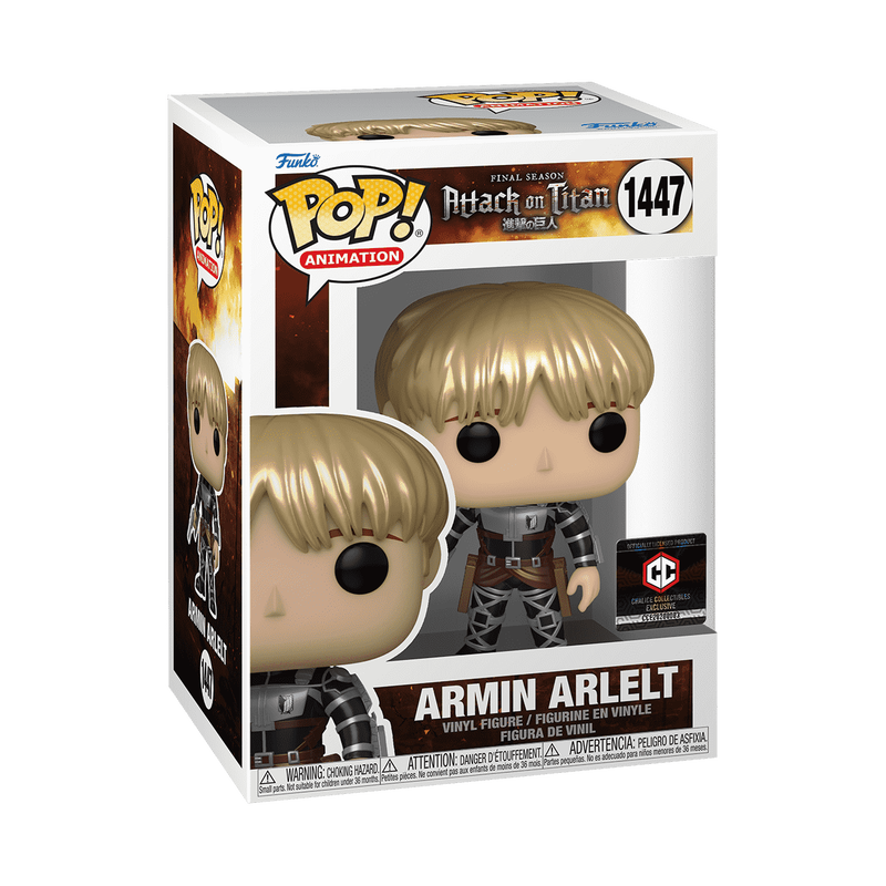  Funko POP Animation: Attack On Titan  S5 Armin Arlert Metallic Exclusive (9,5 )