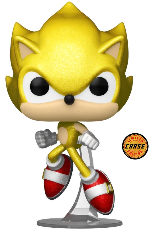  Funko POP Games: Sonic The Hedgehog  Super Sonic With Chase Exclusive (9,5 )