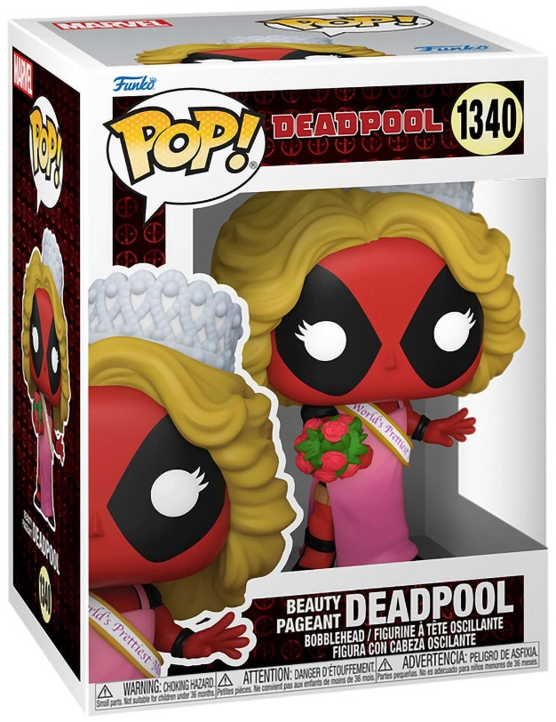  Funko POP Marvel: Deadpool  Beauty Pageant Deadpool Bobble-Head (9,5 )