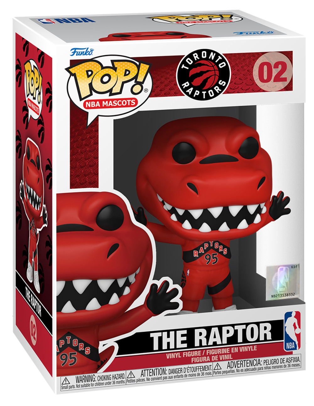  Funko POP Mascots: NBA Toronto Raptors  Raptor (9,5 )