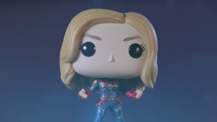  Funko POP: Captain Marvel  Captain Marvel Bobble-Head  With Chase (9,5 )