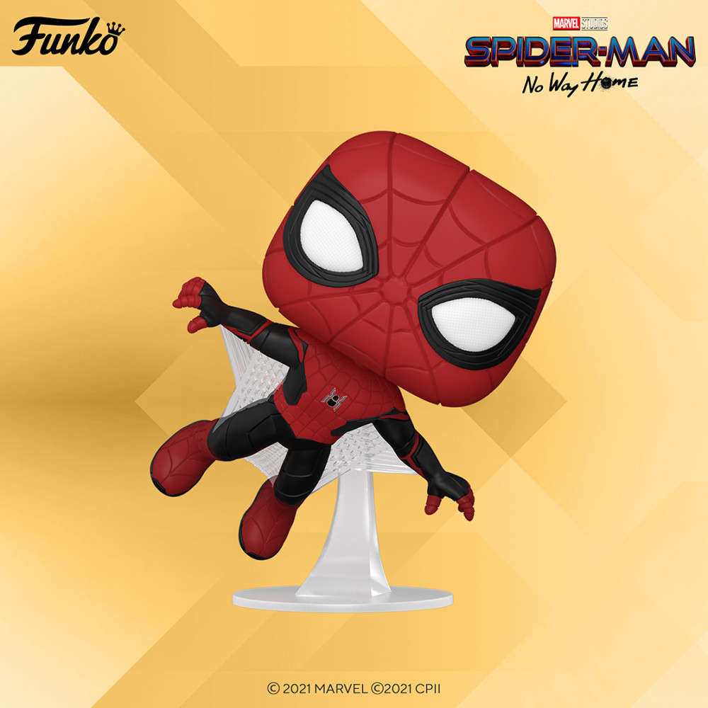  Funko POP Marvel: Spider-Man No Way Home  Spider-Man Upgraded Suit Bobble-Head (9,5 )