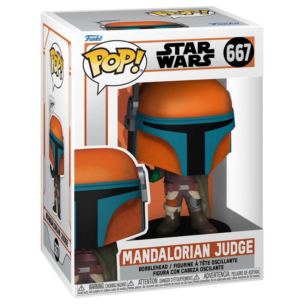  Funko POP Star Wars: Mandalorian S9  Mandalorian Judge Bobble-Head (9,5 )