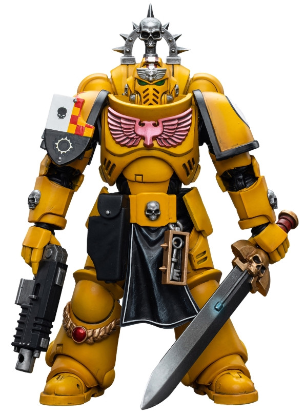  Warhammer 40 000: Imperial Fists  Lieutenant with Power Sword 1:18 (12 )