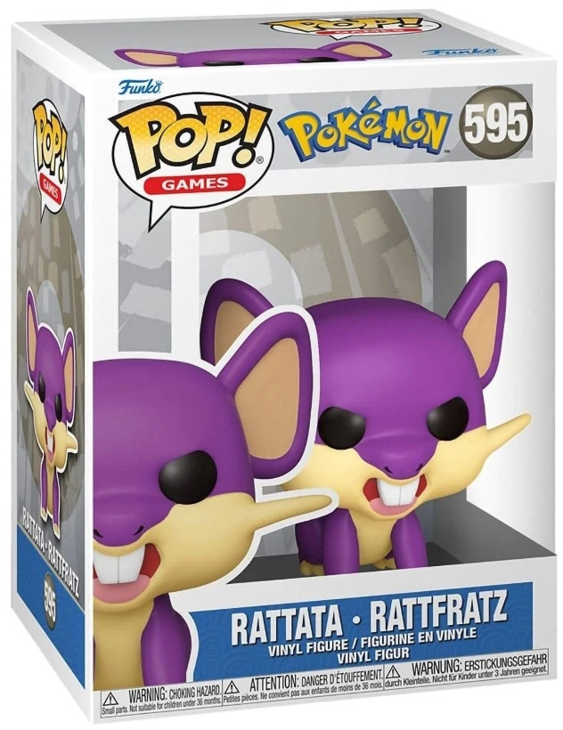  Funko POP Games: Pokemon  Rattata (9,5 )