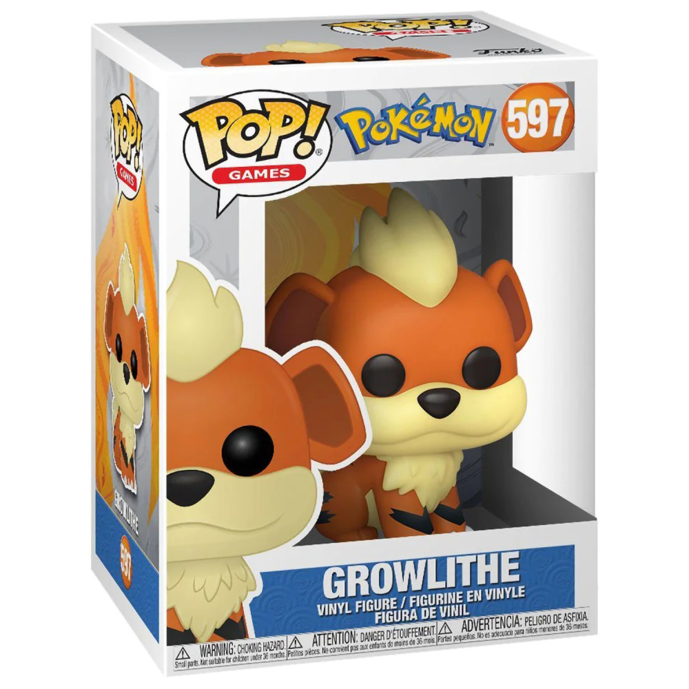  Funko POP Games: Pokemon  Growlithe (9,5 )