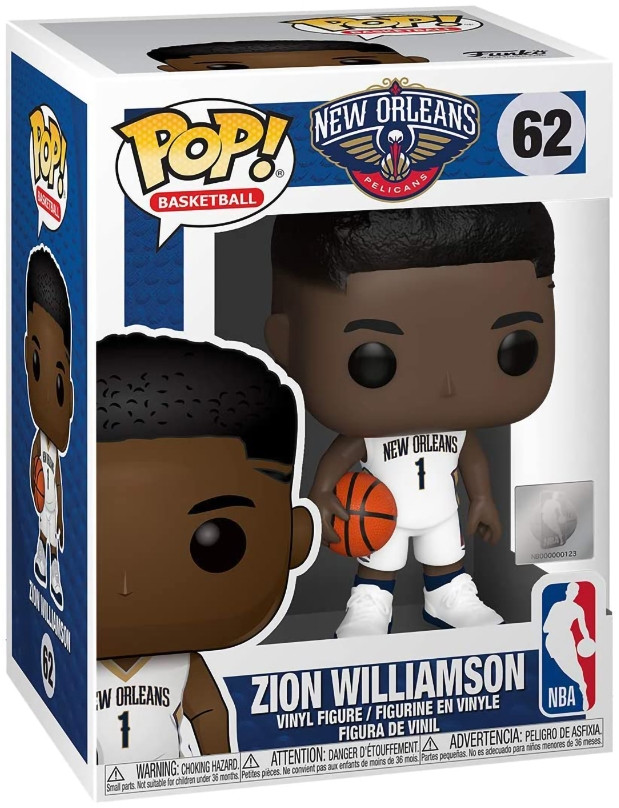  Funko POP Basketball: New Orleans  Pelicans Zion Williamson [2021 City Edition] (9,5 )