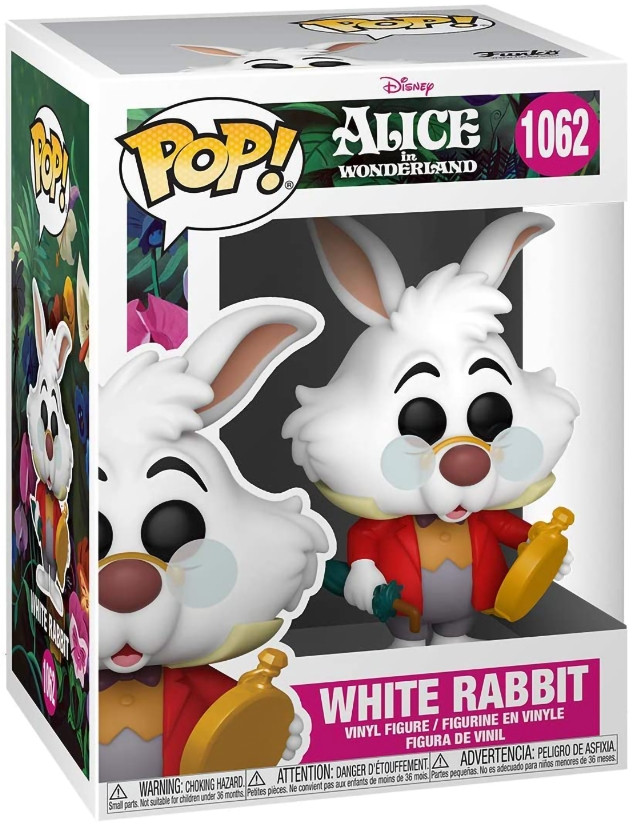  Funko POP Disney: Alice In Wonderland 70th Anniversary  White Rabbit With Watch (9,5 )