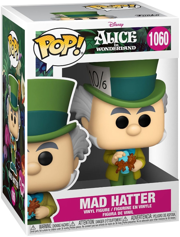  Funko POP Disney: Alice In Wonderland 70th Anniversary  Mad Hatter (9,5 )