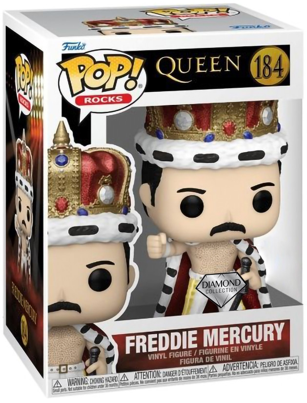  Funko POP Rocks: Queen  Freddie Mercury The King Diamond Glitter (9,5 )