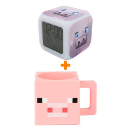  Minecraft  Pig Face + - Pig