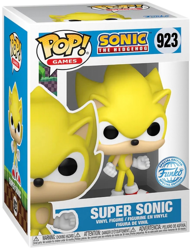  Funko POP Games: Sonic The Hedgehog  Super Sonic With Chase Exclusive (9,5 )