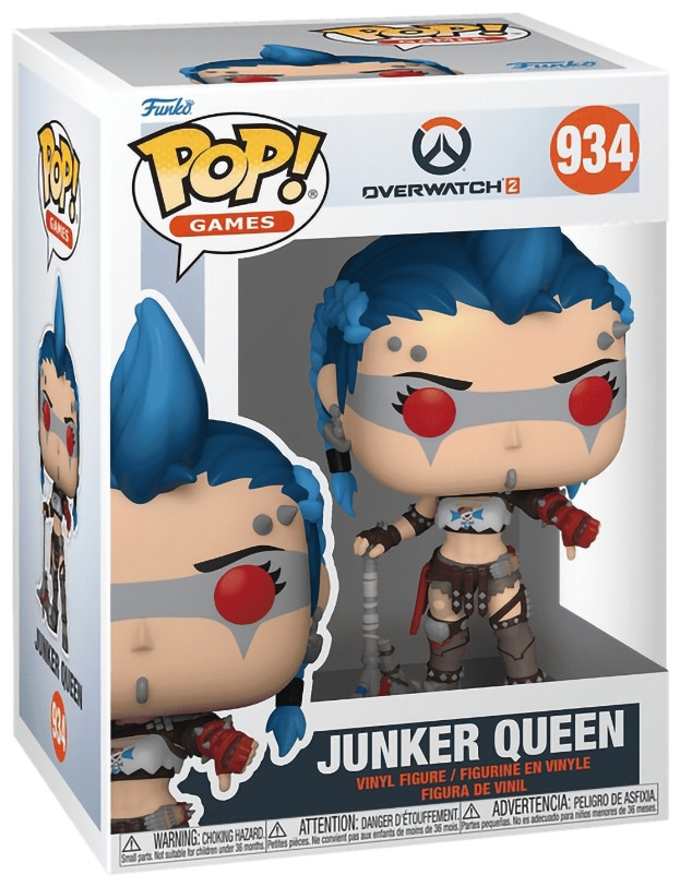  Funko POP Games: Overwatch 2  Junker Queen (9,5 )