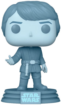  Funko POP Star Wars Episode VI: Return of the Jedi 40th  Holographic Luke Skywalker [Glows In The Dark] Exclusive Bobble-Head (9,5 )